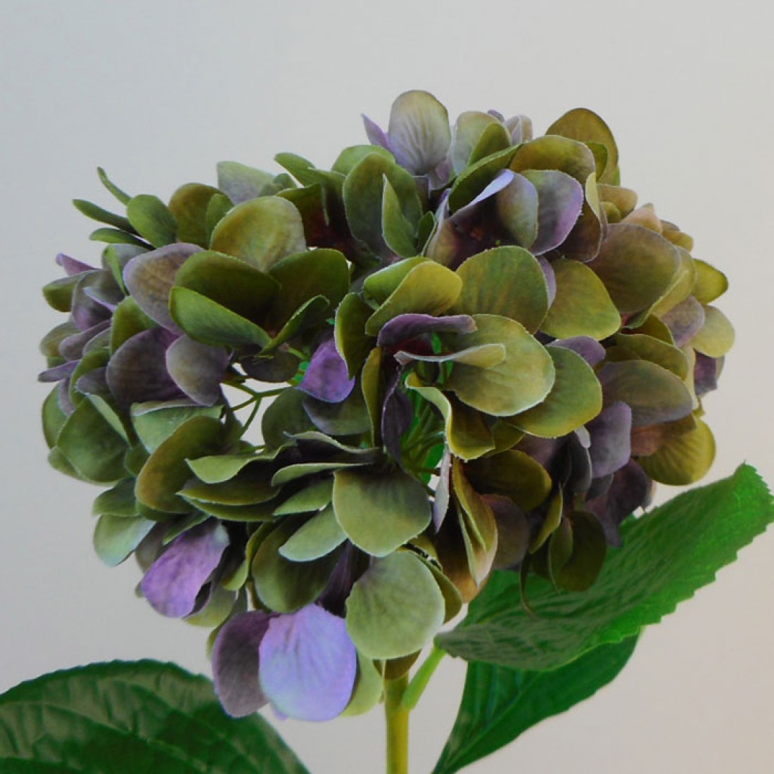 Artificial Hydrangeas Green Lavender 68cm Artificial Flowers